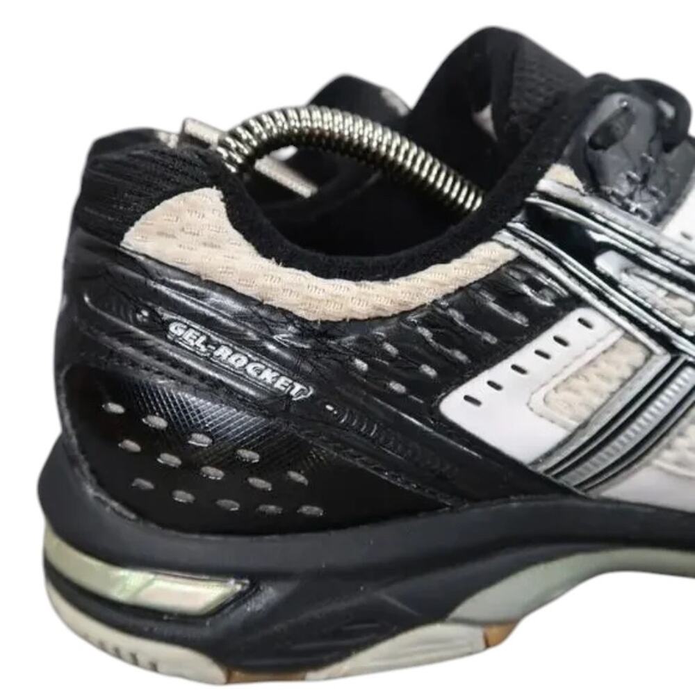 Asics Shoes Womens 9 Athletic Volleyball Trainers Gel Rocket Indoor Court Sports - Picture 4 of 13